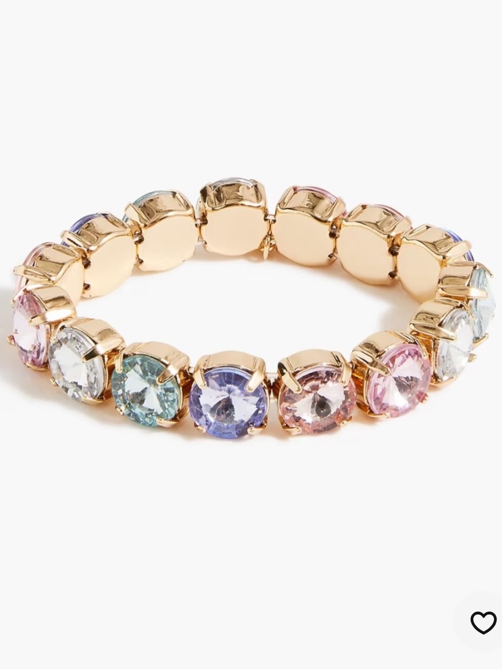 Crewcuts Rainbow Gem Stretch Bracelet New With Tag